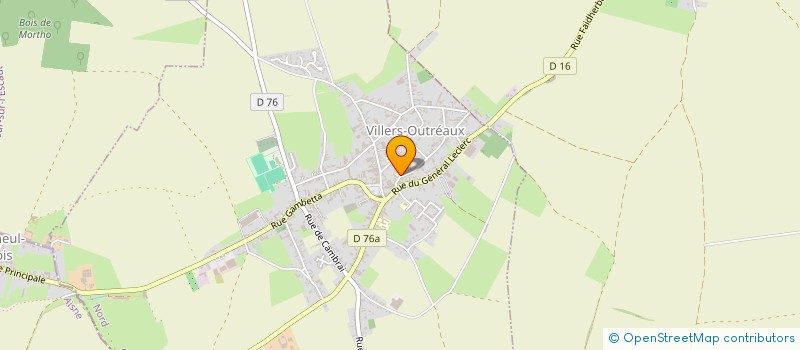 localisation de l'entreprise AMICALE LAIQUE MIXTE  VILLERS-OUTREAUX