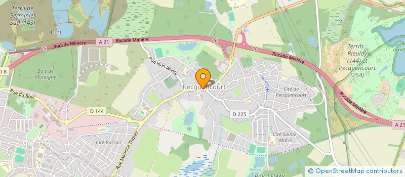 localisation de l'entreprise AMICALE LAIQUE MIXTE DE PECQUENCOURT  PECQUENCOURT