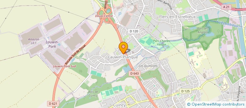 localisation de l'entreprise AMICALE LAIQUE MIXTE & FOYER EDUC POPULA  LAUWIN-PLANQUE