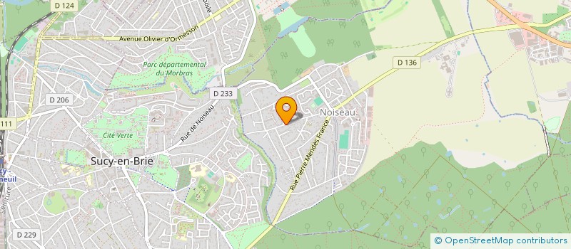 localisation de l'entreprise AMICALE LAIQUE NOISEAU 94  NOISEAU