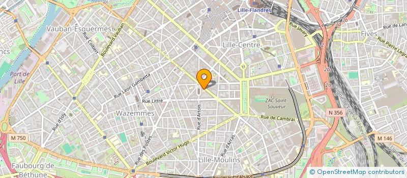 localisation de l'entreprise AMICALE LAIQUE PASTEUR MOZART à LILLE