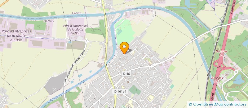localisation de l'entreprise AMICALE LAIQUE PLEIN AIR à COURRIERES