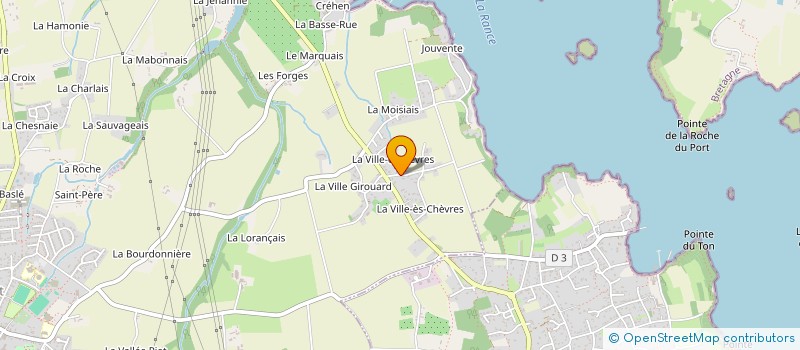 localisation de l'entreprise AMICALE LAIQUE PLEURTUIT  PLEURTUIT