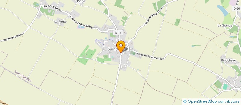 localisation de l'entreprise AMICALE LAIQUE POUILLE ST VALERIEN à POUILLE