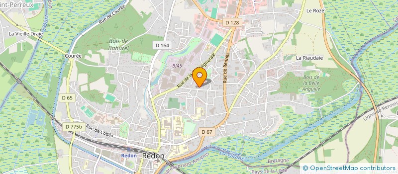 localisation de l'entreprise AMICALE LAIQUE REDON VOLLEY-BALL  REDON