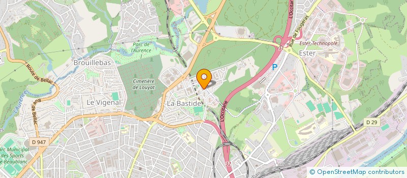 localisation de l'entreprise AMICALE LAIQUE RENE BLANCHOT MIXTE à LIMOGES