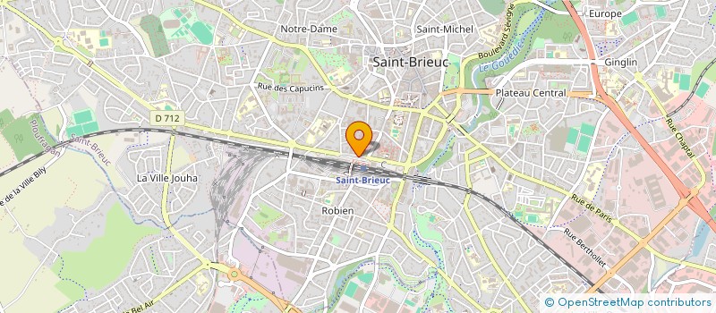 localisation de l'entreprise AMICALE LAIQUE SAINT BRIEUC - CENTRE DE VACANCES à SAINT-BRIEUC