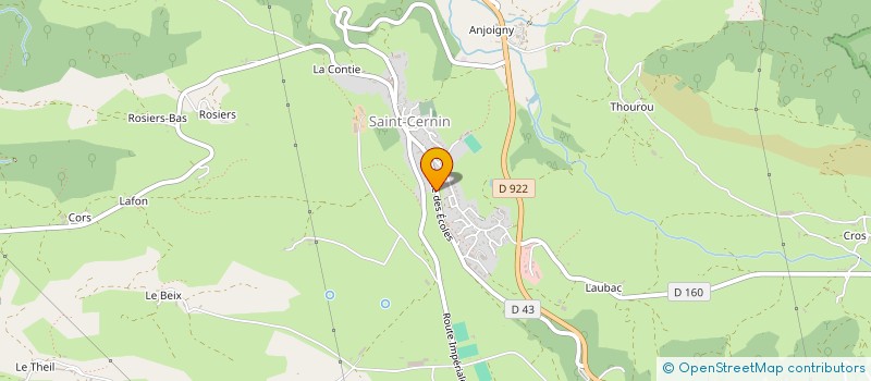 localisation de l'entreprise AMICALE LAIQUE SAINT CERNIN à SAINT-CERNIN