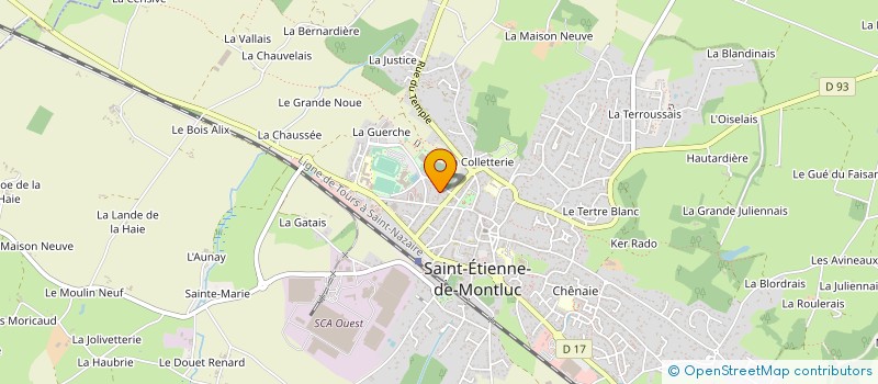 localisation de l'entreprise AMICALE LAIQUE SAINT ETIENNE DE MONTLUC à SAINT-ETIENNE-DE-MONTLUC