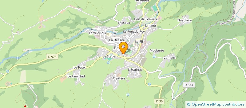 localisation de l'entreprise AMICALE LAIQUE SPORTIVE DE BESSE à BESSE-ET-SAINT-ANASTAISE