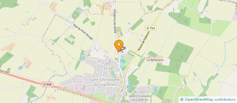 localisation de l'entreprise AMICALE LAIQUE ST CHRISTOPHE DU LIGNERON à SAINT-CHRISTOPHE-DU-LIGNERON