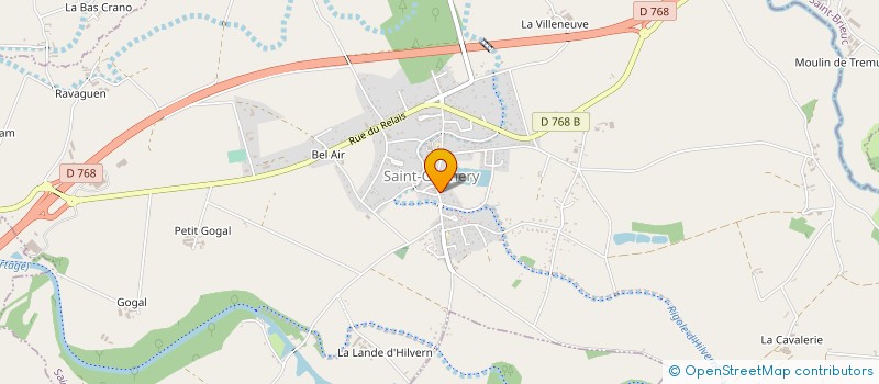 localisation de l'entreprise AMICALE LAIQUE ST GONNERY  SAINT-GONNERY