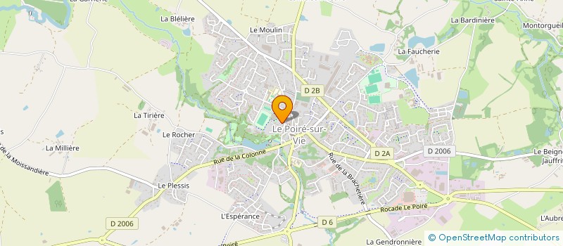 localisation de l'entreprise AMICALE LAIQUE TENNIS DE TABLE à LE POIRE-SUR-VIE
