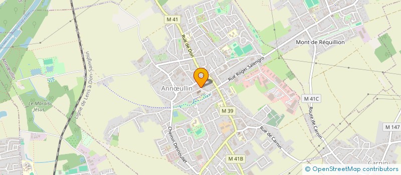 localisation de l'entreprise AMICALE LAIQUE THERESE LOHEZ  ANNULLIN