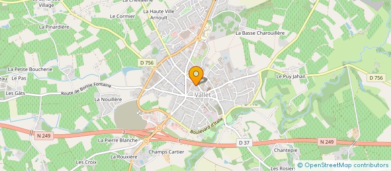 localisation de l'entreprise AMICALE LAIQUE VALLETAISE  VALLET