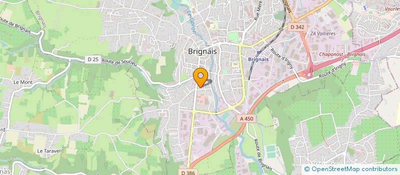 localisation de l'entreprise AMICALE LAIQUERUE DE GAULLE à BRIGNAIS