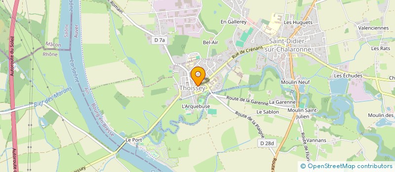 localisation de l'entreprise AMICALE LALYANNA à THOISSEY