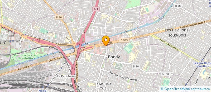 localisation de l'entreprise AMICALE LAMARTINE - LATTRE DE TASSIGNY  BONDY