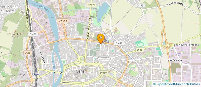 localisation de l'entreprise AMICALE LES CHAILLOTS SENS à SENS