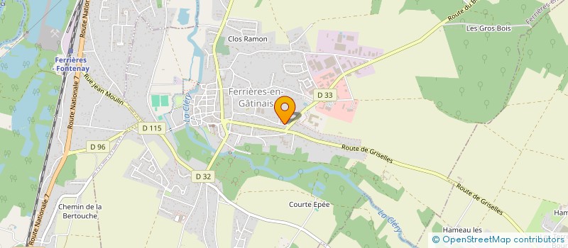 localisation de l'entreprise AMICALE LES HIRONDELLES  FERRIERES-EN-GATINAIS