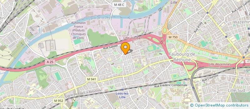 localisation de l'entreprise AMICALE LILLOISE DES PERSONNELS D EXTRACTIONS JUDICIAIRES  LOOS