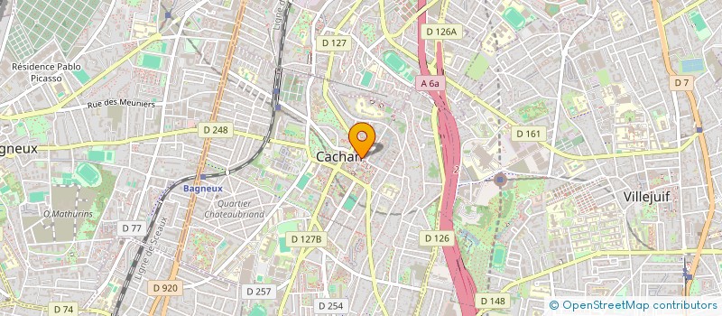 localisation de l'entreprise AMICALE LOCATAIRE CNL CACHAN VALDEVY  CACHAN