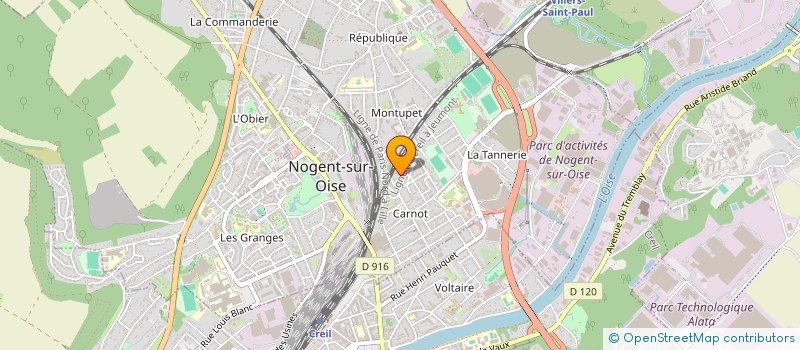 localisation de l'entreprise AMICALE LOCATAIRES CITE CHEMINOTS NOGENT SUR OISE  NOGENT-SUR-OISE