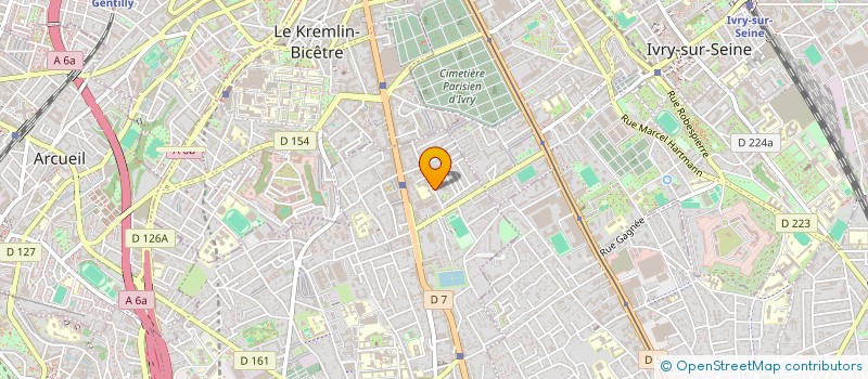 localisation de l'entreprise AMICALE  LOCATAIRES HENRI BARBUSSE OPHLM à VILLEJUIF