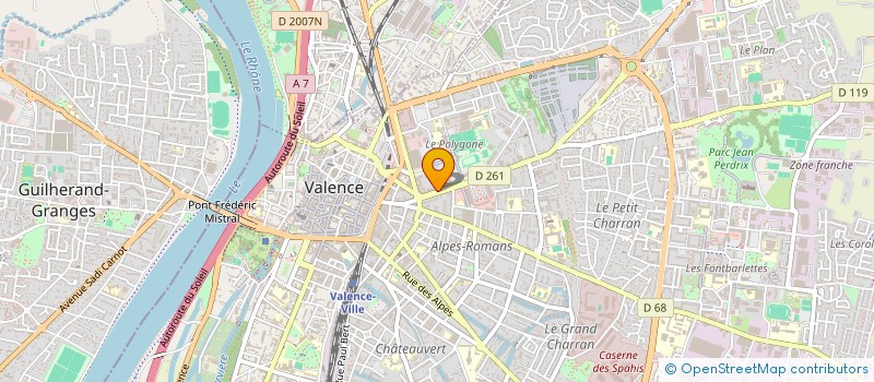 localisation de l'entreprise AMICALE LOISIRS CONVIVIALITE -A.L.C. à VALENCE