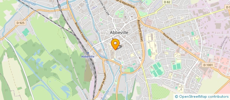 localisation de l'entreprise AMICALE LOISIRS SPORTS ET CULTURELS DES HOSPITALIERS D'ABBEVILLE à ABBEVILLE