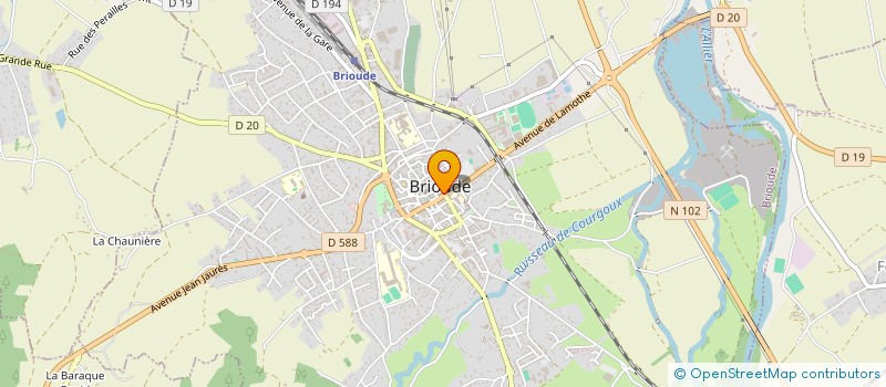 localisation de l'entreprise AMICALE LOZERIENNE BRIVADOIS à BRIOUDE