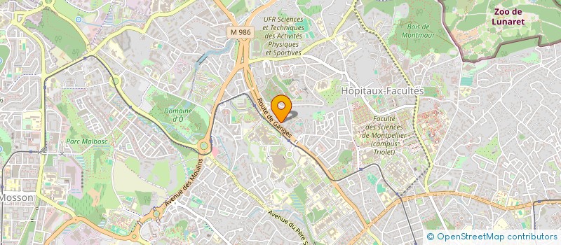 localisation de l'entreprise AMICALE LR5 à MONTPELLIER