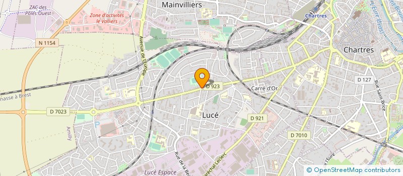 localisation de l'entreprise AMICALE LUCE BASKET à LUCE