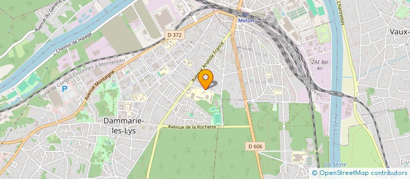 localisation de l'entreprise AMICALE LYCEE JOLIOT CURIE à DAMMARIE-LES-LYS