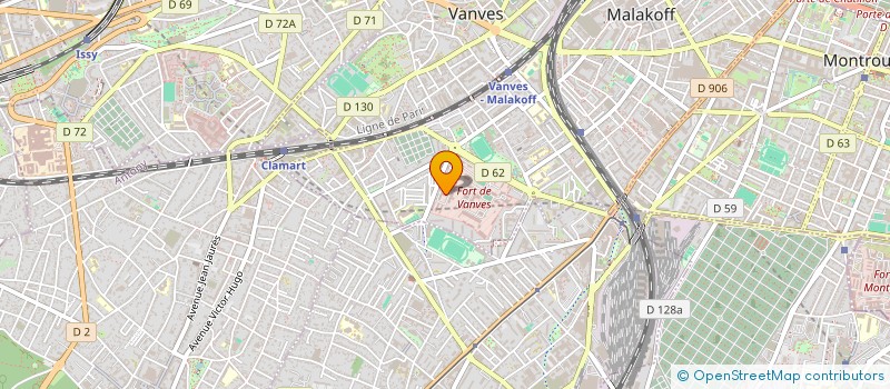 localisation de l'entreprise AMICALE MAISON JEUNESSE CULTURE MALAKOFF  MALAKOFF