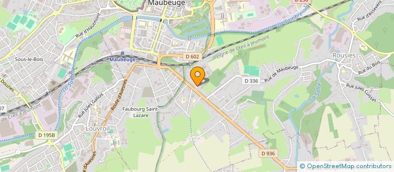 localisation de l'entreprise AMICALE MAUBEUGE FORMATION PROFES ADULTE  ROUSIES