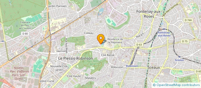 localisation de l'entreprise AMICALE MEDECIN BANLIEUE SUD à LE PLESSIS-ROBINSON