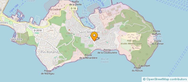 localisation de l'entreprise AMICALE MER ET SOLEIL à SAINT-MANDRIER-SUR-MER