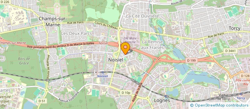 localisation de l'entreprise AMICALE MESSIANIQUE à NOISIEL