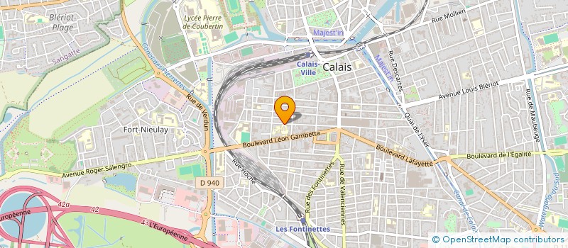 localisation de l'entreprise AMICALE MICHELET à CALAIS