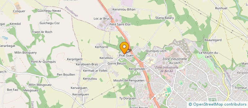 localisation de l'entreprise AMICALE MICROBIOLOGIE & SANTE PUBLIQUE à PLOUEDERN