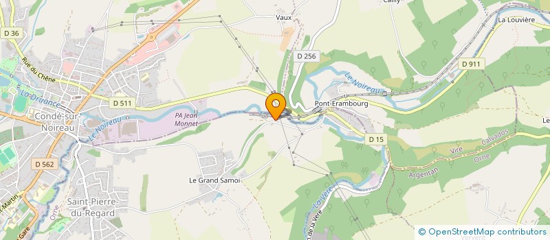 localisation de l'entreprise AMICALE MISE EN VALEUR VOIE FERREE CAEN à SAINT-PIERRE-DU-REGARD