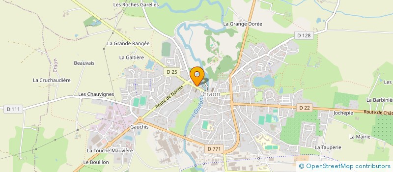 localisation de l'entreprise AMICALE MOLKKY CLUB (AMC)  CRAON