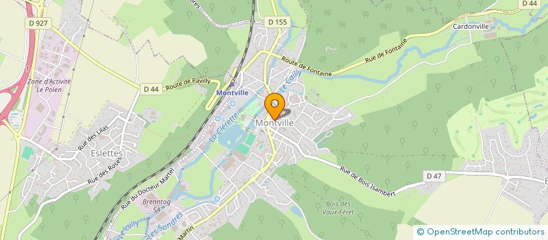 localisation de l'entreprise AMICALE MONVILLAISE DES ANCIENS COMBATTANTS DES DEUX GUERRES  MONTVILLE