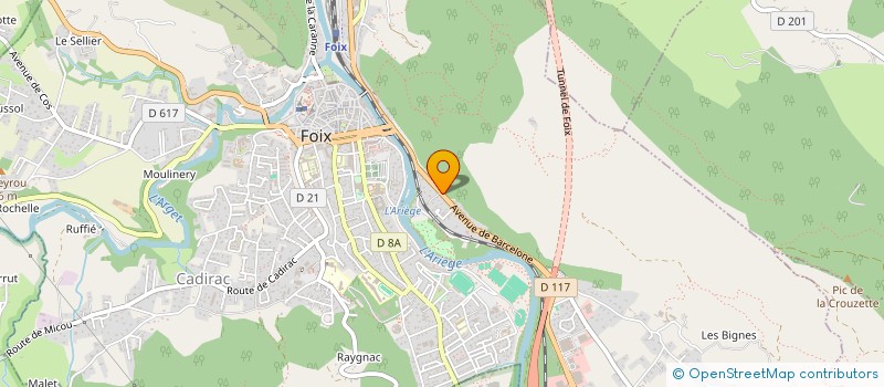 localisation de l'entreprise AMICALE MOTO QUAD ARIEGE PYRENEES  FOIX