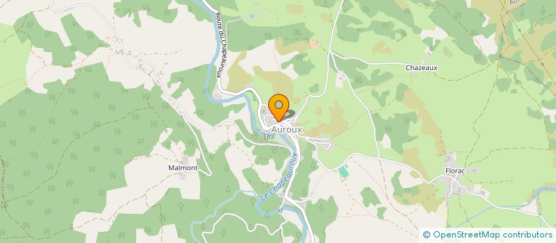 localisation de l'entreprise AMICALE MOTOCYCLISTE CHAMS AUROUX  GRANDRIEU