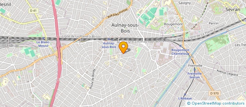 localisation de l'entreprise AMICALE MOTOCYCLISTE DES COMPAGNIES DE SECURISATION ET D'INTERVENTION DE LA SEINE-SAINT-DENIS ( AMCSI93 )  AULNAY-SOUS-BOIS