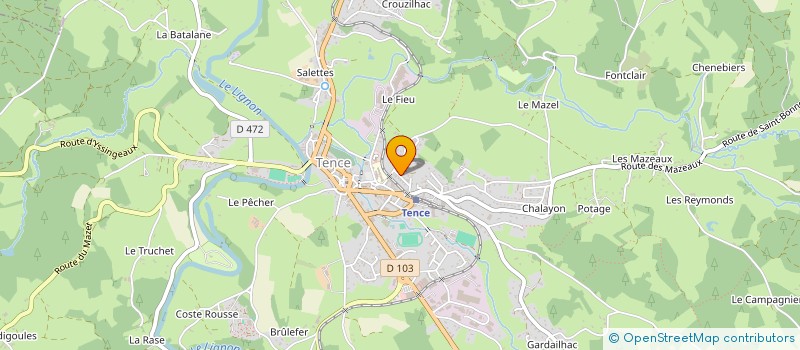localisation de l'entreprise AMICALE MOTOCYCLISTE DU HAUT-LIGNON à TENCE