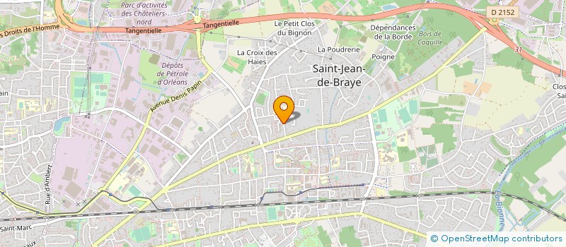 localisation de l'entreprise AMICALE MUSIQUE INFORMATION à SAINT-JEAN-DE-BRAYE
