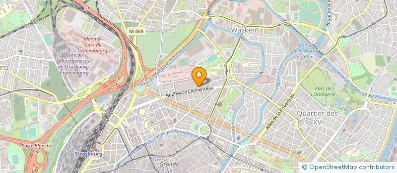 localisation de l'entreprise AMICALE MUTUELLE HEBRAIQUE à STRASBOURG